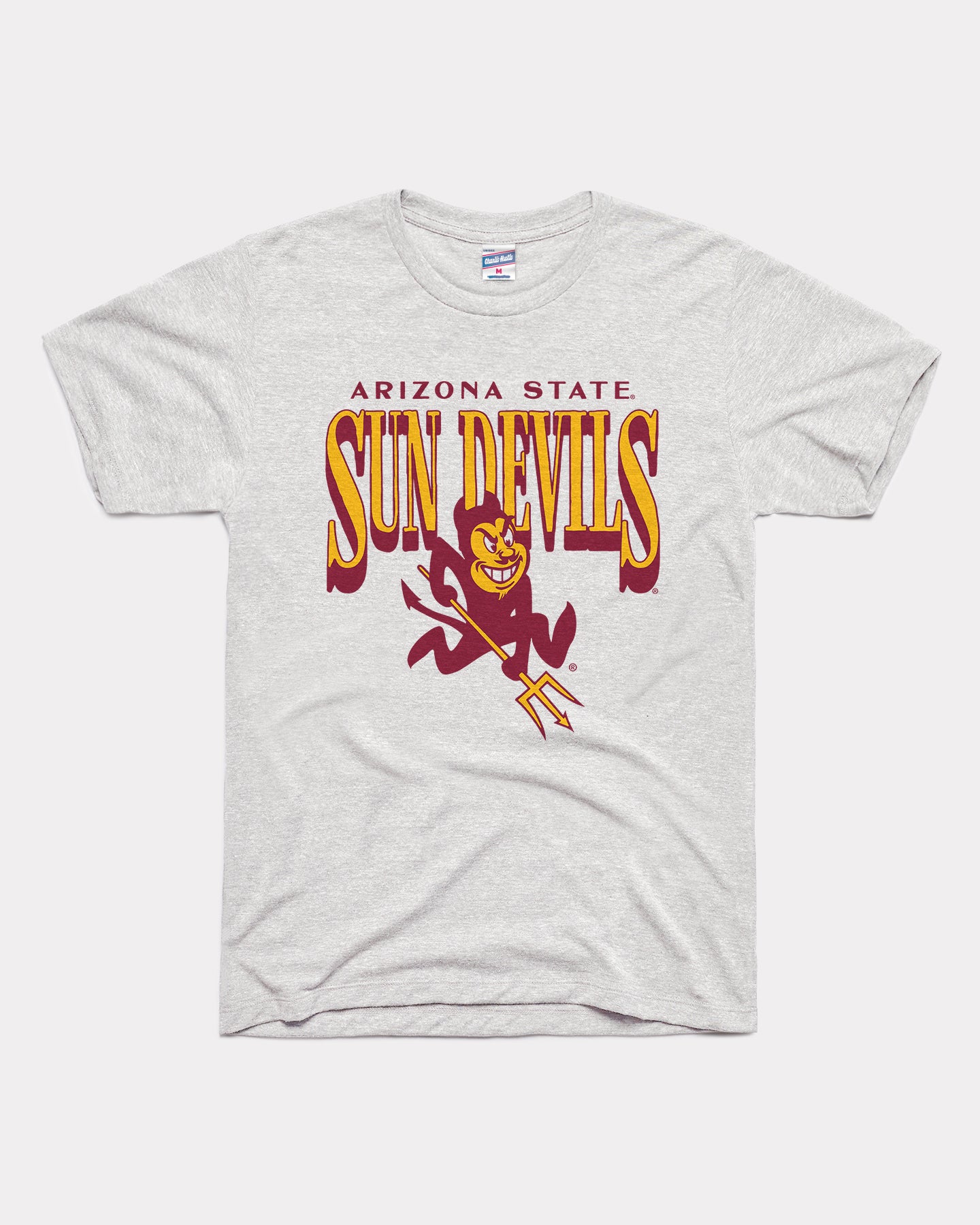 Arizona State Sun Devils Ash Grey T-Shirt | CHARLIE HUSTLE
