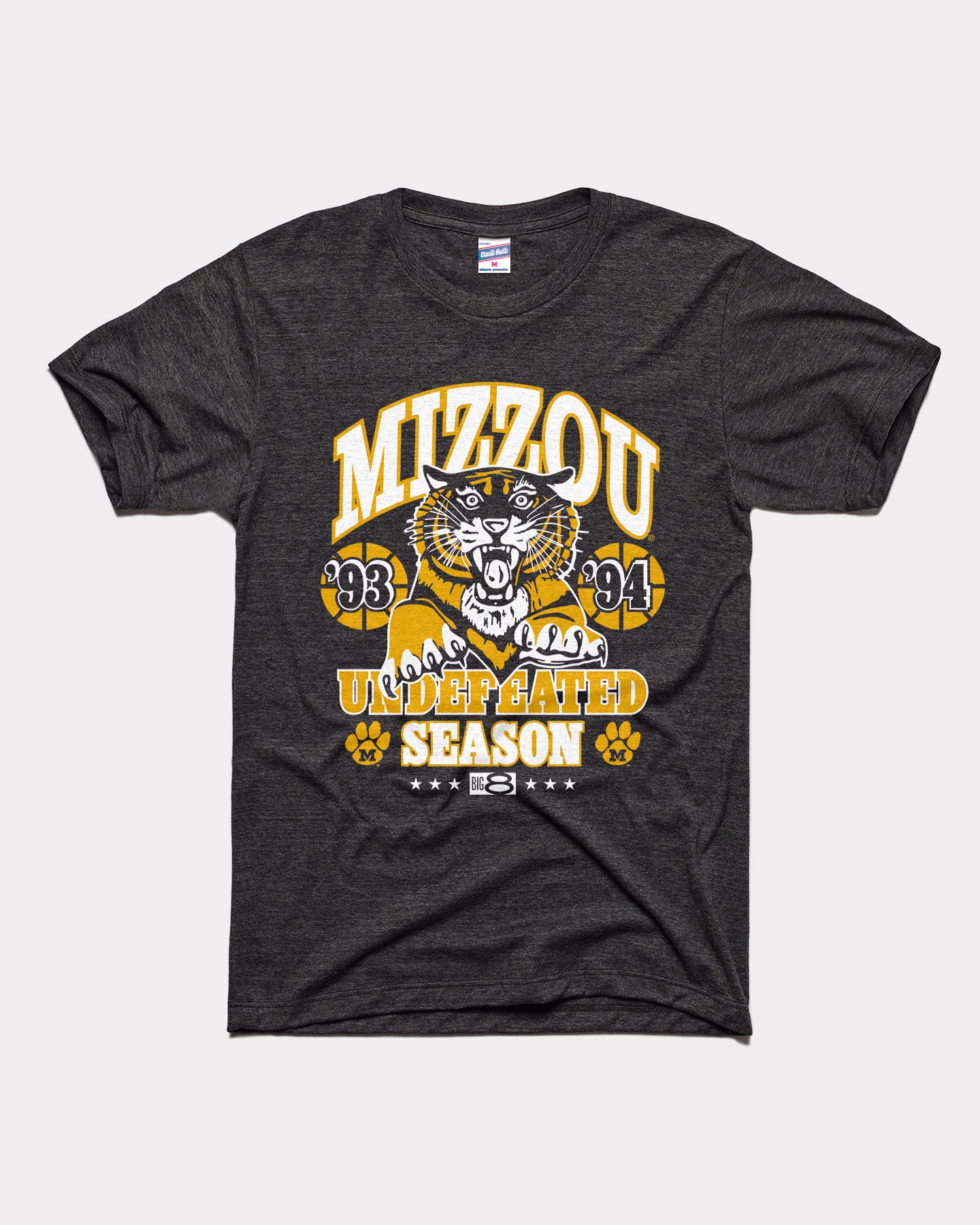 Missouri Tigers Undefeated Season 1993 Black T-Shirt