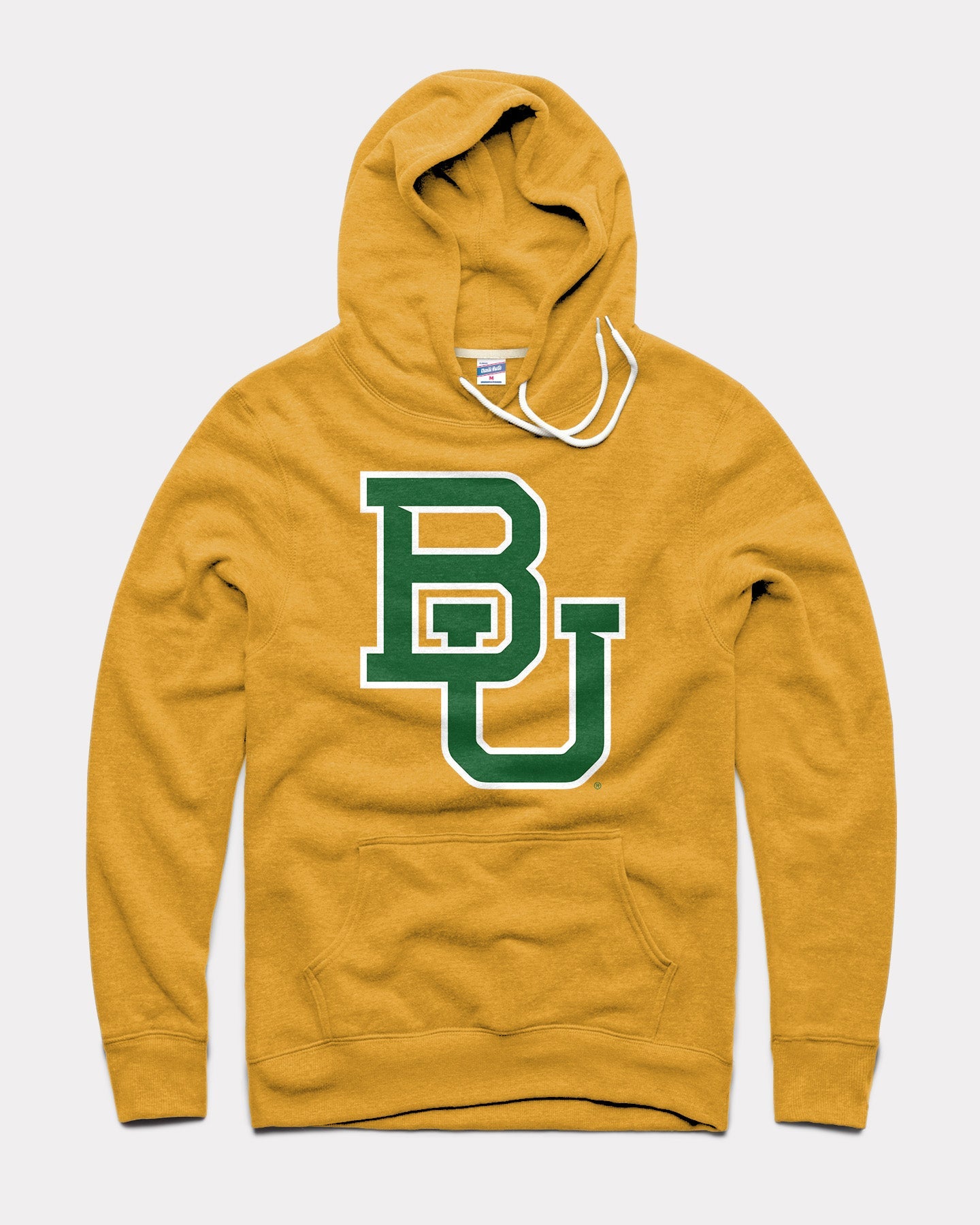 Baylor Bears Logo Gold Vintage Hoodie CHARLIE HUSTLE