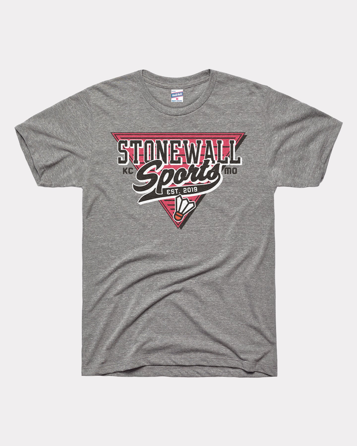 Stonewall Sports EST 2019 Vintage Grey T-Shirt | CHARLIE HUSTLE