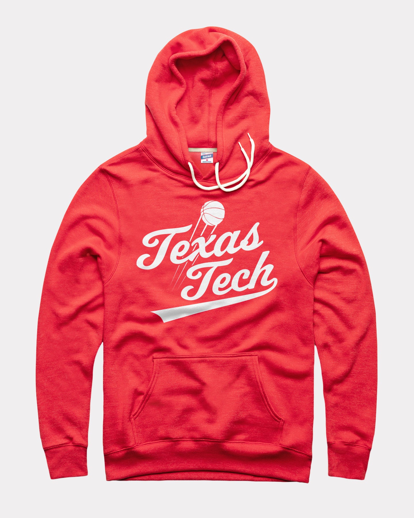 Texas Tech Basketball Script Red Hoodie | Charlie Hustle