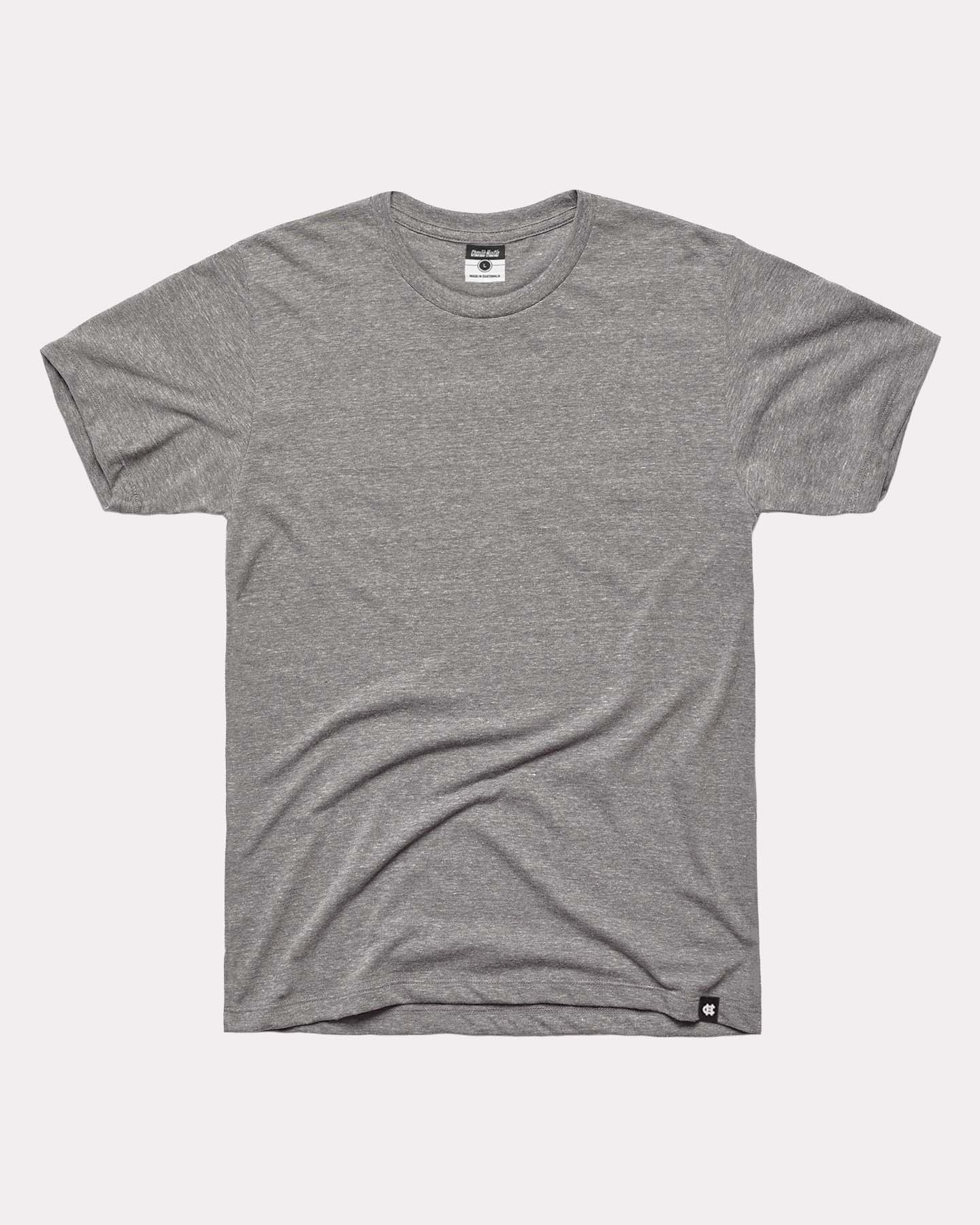 Grey Unisex Essential Vintage T-Shirt | CHARLIE HUSTLE