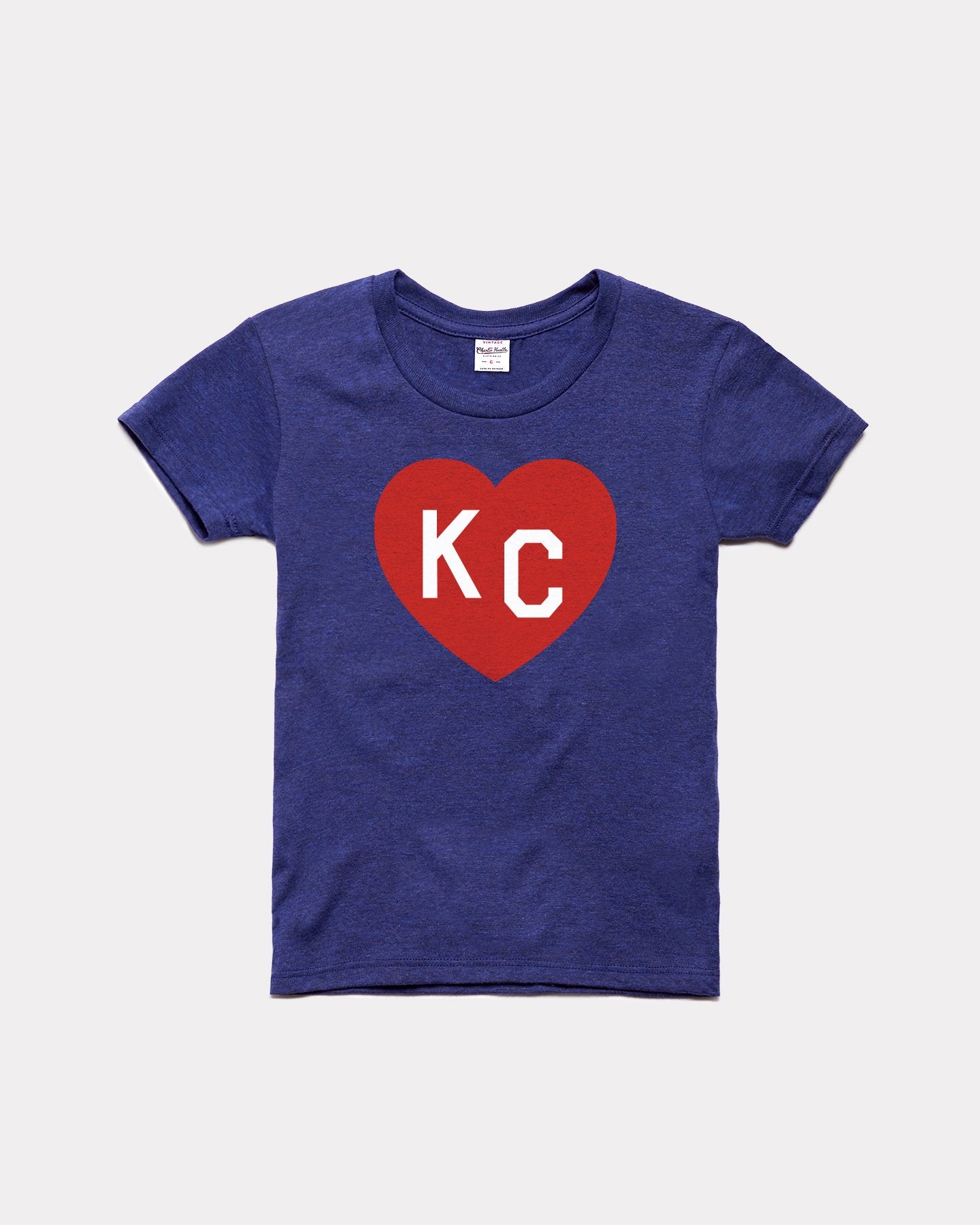 Navy & Red KC Heart Flag | Charlie Hustle