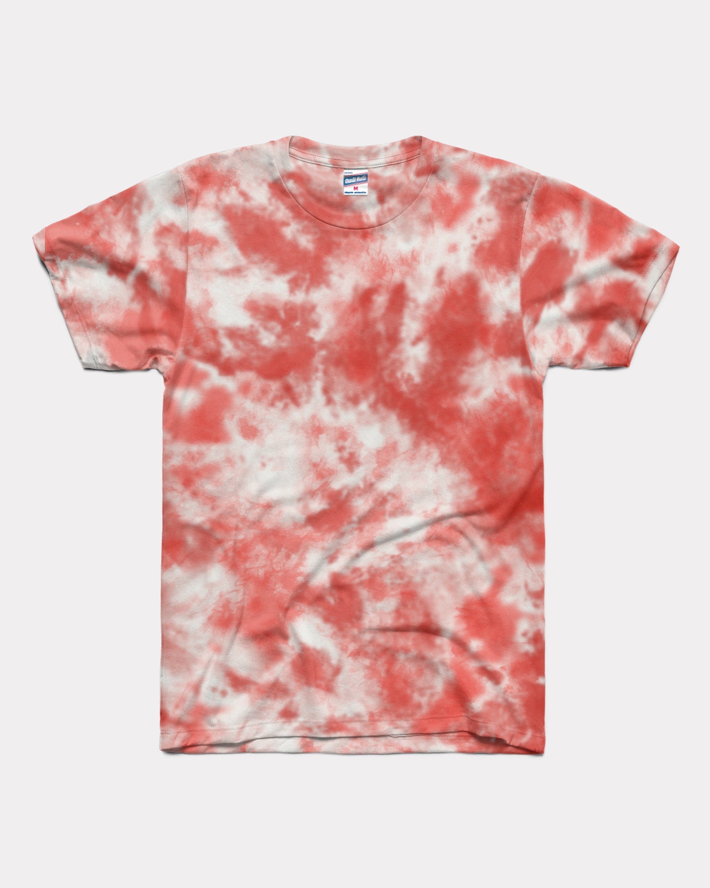 Red And White Tie Dye Vintage T Shirt Charlie Hustle