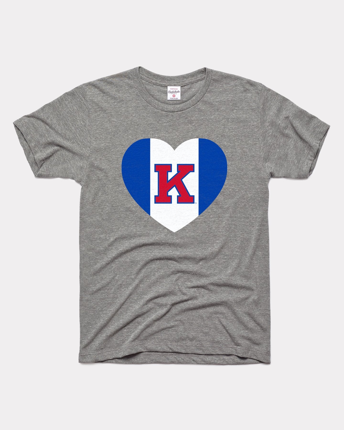 CHARLIE HUSTLE  KIDS JAYHAWKS BLOCK K WARHAWK T-SHIRT - Westside Storey