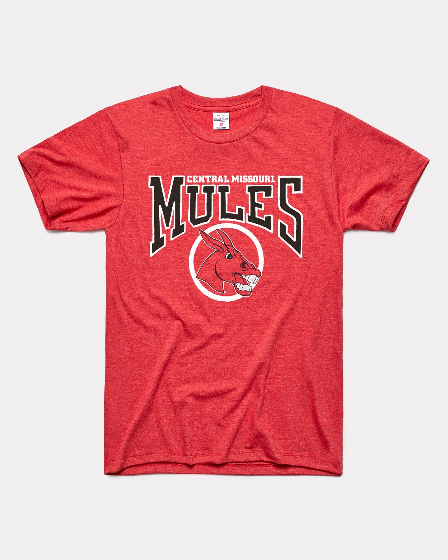 University Of Central Missouri Mules Vintage Red T Shirt