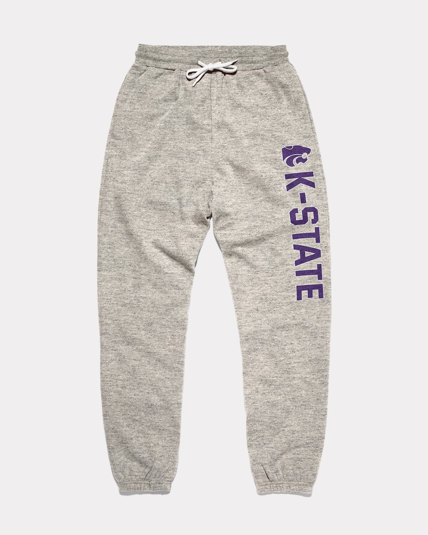 K-State Wildcats Athletic Grey Vintage PE Sweatpants | CHARLIE HUSTLE