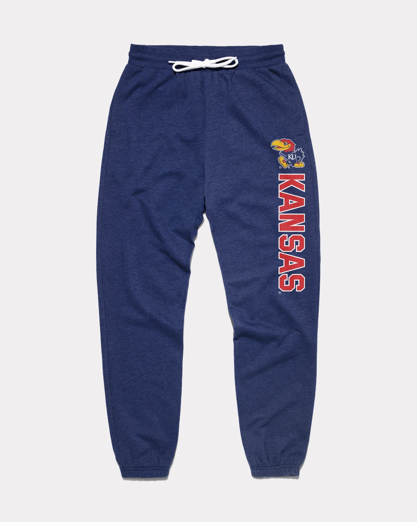 Kansas Jayhawks Victory Navy Vintage PE Sweatpants | Charlie Hustle 04 / XXXL