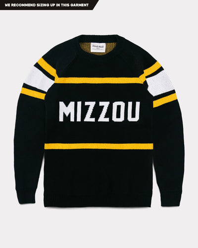 Black & Gold Missouri Tigers Stripes Sweater