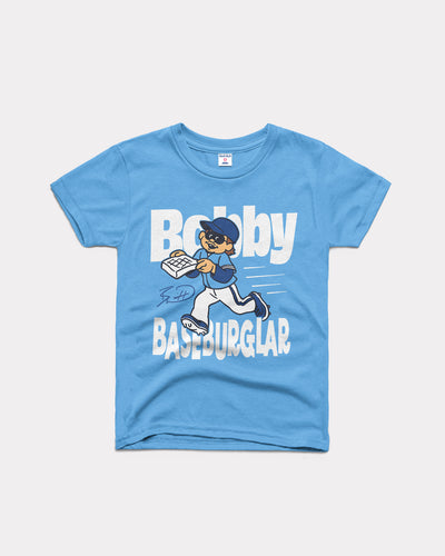 Kids Electric Blue Bobby Witt Jr. Baseburglar Vintage Youth T-Shirt
