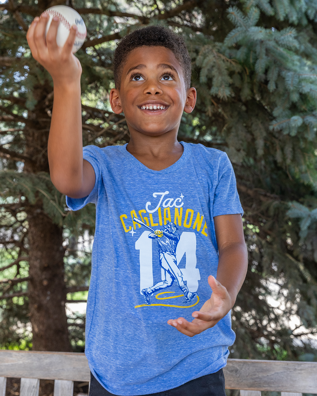 clesste boy Tシャツ size2 fade Blue Short Sleeve Smile For Levis Graphic Tee Big Boys 8-20 - Blue