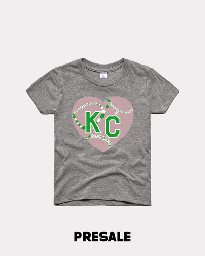 Kids Girl Scouts of NE KS & NW MO Friendship Bracelet KC Heart T-Shirt