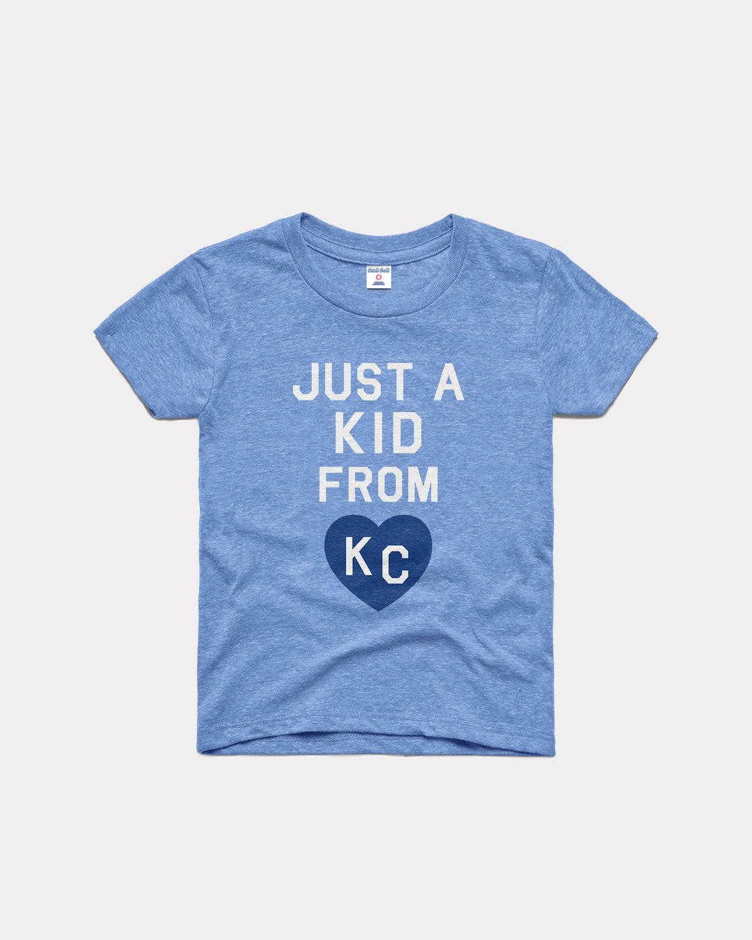 Just A Kid From Kansas City Vintage Blue T-Shirt | CHARLIE HUSTLE