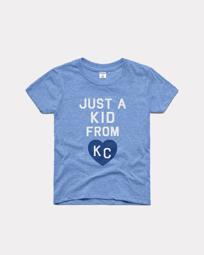 Just A Kid From Kansas City Vintage Blue T-Shirt