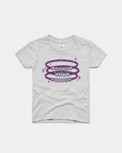 Kids Kansas City Friendship Bracelet Ash T-Shirt