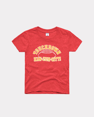 Kids Touchdown Kansas City Red T-Shirt 