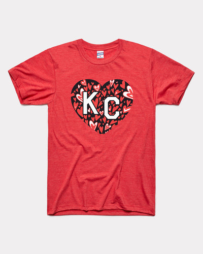 Red 2024 AHA Heart Walk KC Heart T-Shirt