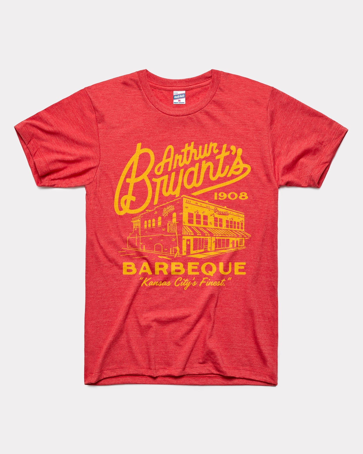 Arthur Bryant's Barbeque Heather Red Vintage T-Shirt | CHARLIE HUSTLE