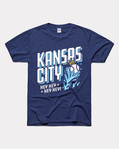 Navy Hey Hey Hey Hey Kansas City Vintage T-Shirt