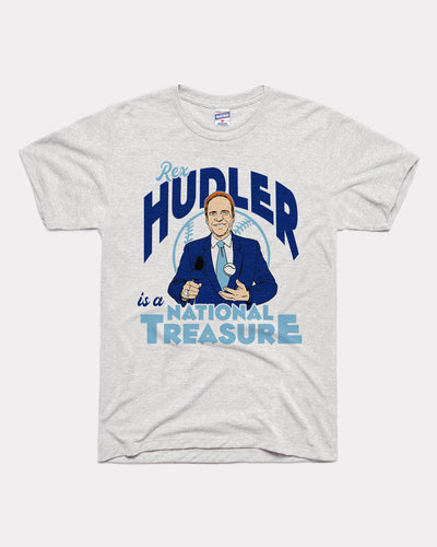 Ash Grey National Treasure Rex Hudler Vintage T-Shirt