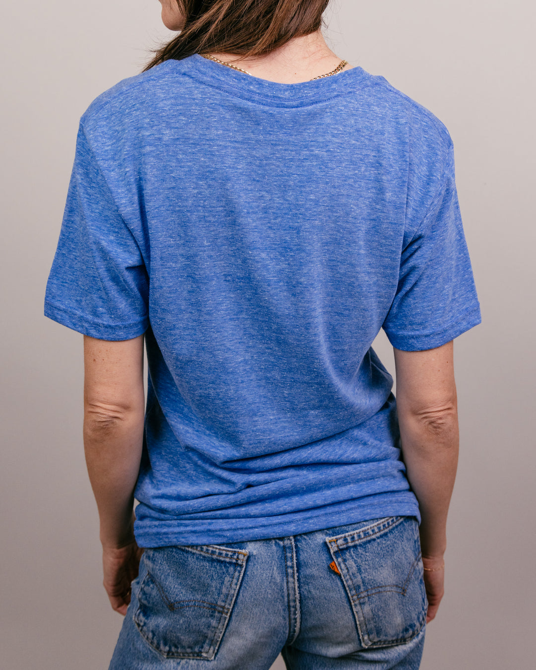 Light Blue KC Heart Vintage T-Shirt | CHARLIE HUSTLE