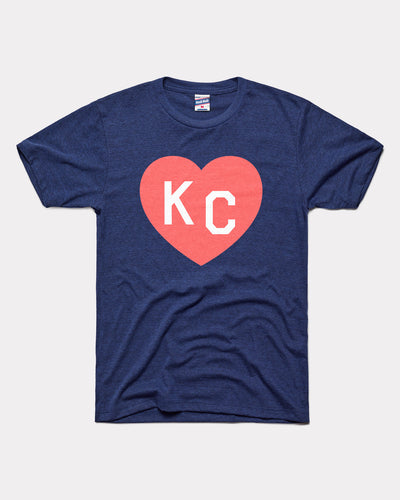 Navy & Pink KC Heart Vintage T-Shirt