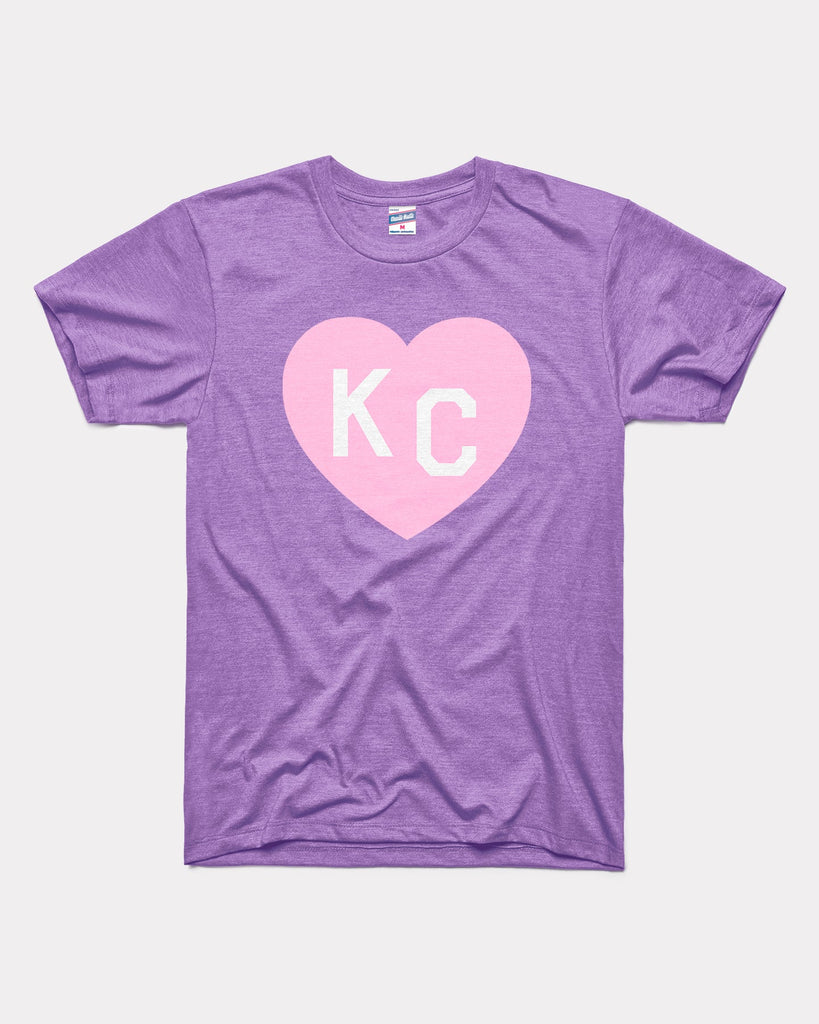 Charlie Hustle Retro Sporting KC Heart Tee – Made in KC