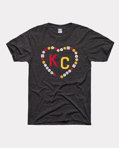 KC Friendship Bracelet Black T-Shirt
