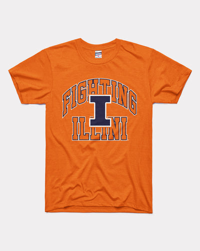 Orange Illinois Fighting Illini Vintage T-Shirt