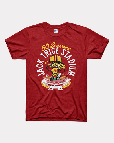 Cardinal Iowa State Cyclones Jack Trice Stadium Vintage T-Shirt