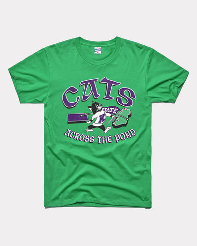 K-State Cats Across the Pond Kelly Green T-Shirt
