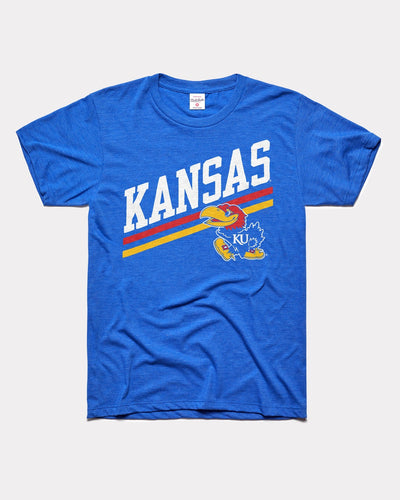 Royal Blue Kansas Jayhawks Sidelines Vintage T-Shirt