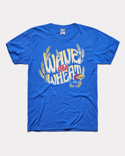 Royal Blue Kansas Jayhawks Wave the Wheat Vintage T-Shirt