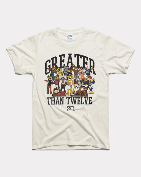 Big 12 Mascot Family Vintage White T-Shirt | CHARLIE HUSTLE