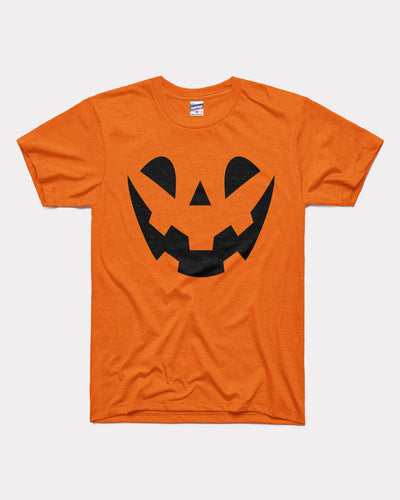 Orange Halloween Jack-O-Lantern Vintage T-Shirt