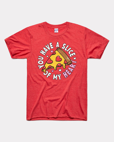 Red Pizza My Heart Vintage T-Shirt