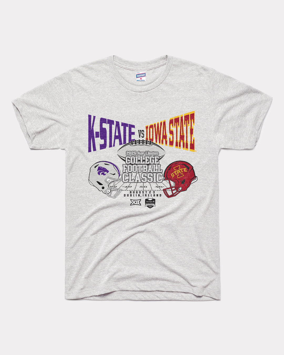 Iowa State Kansas State Rivalry Ash T-Shirt