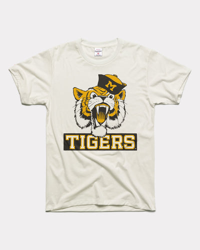 White Missouri Tigers Sailor Vintage T-Shirt