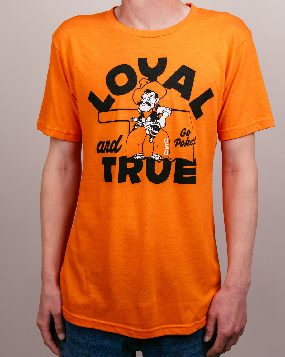 Loyal & True Oklahoma State Orange Vintage T-Shirt | CHARLIE HUSTLE