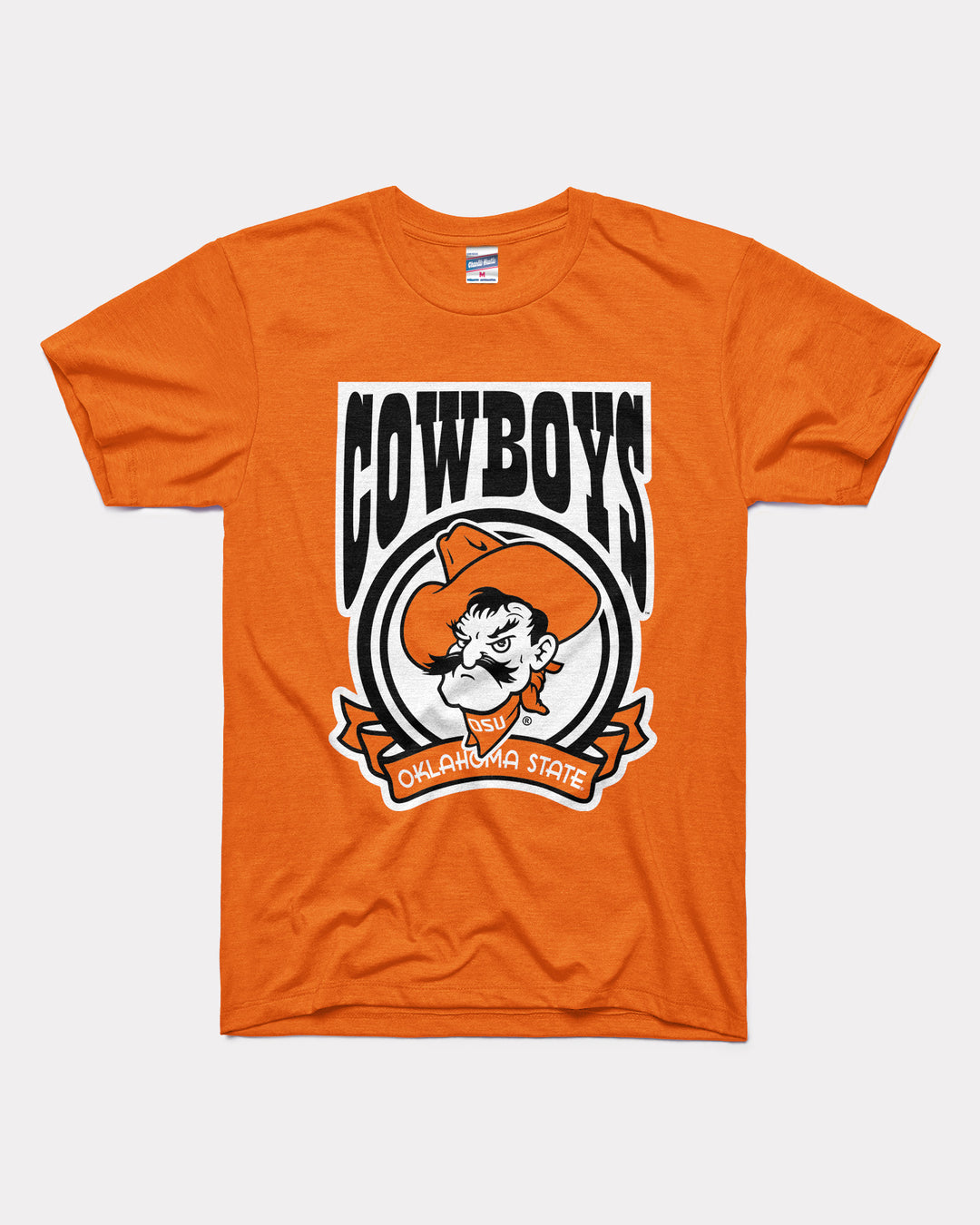 Oklahoma State Cowboys Cola Orange Vintage T-Shirt | CHARLIE HUSTLE