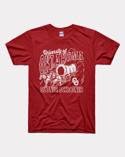 Cardinal Oklahoma Sooner Schooner Vintage T-Shirt