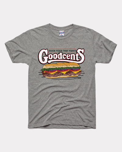 Grey Mr. Goodcents Good Food Vintage T-Shirt