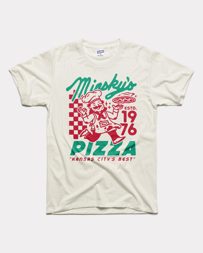 White Minsky's Pizza Kansas City Vintage T-Shirt