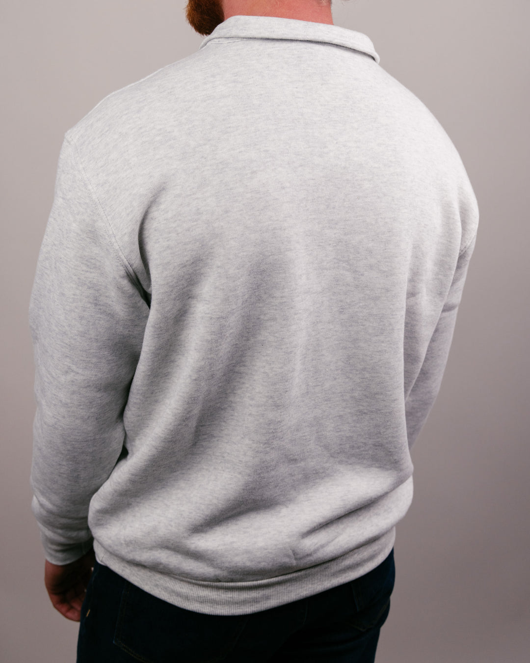 Houston Cougars Ash Grey Quarter Zip | CHARLIE HUSTLE