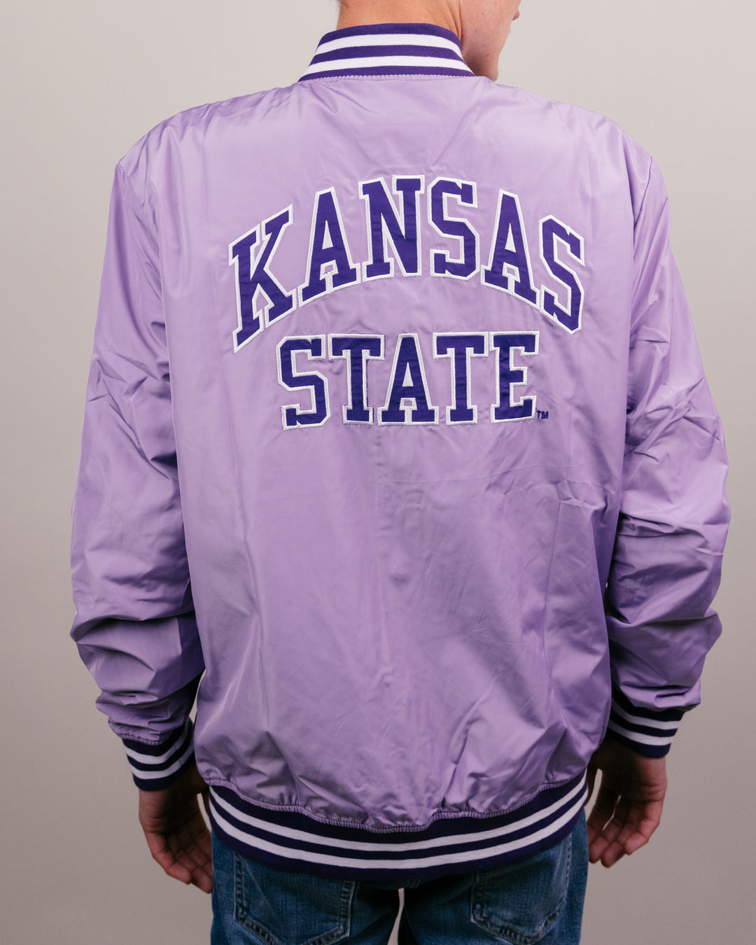 Kansas State University Vintage Purple Letterman Jacket | CHARLIE