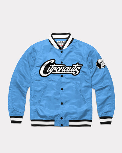 Electric Blue UCF Citronauts Vintage Varsity Jacket Front