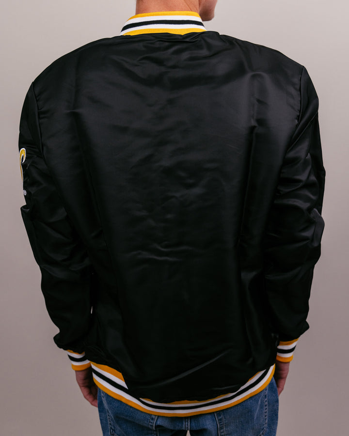 Wichita State Shockers Black Letterman Jacket | CHARLIE HUSTLE