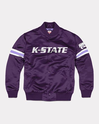 Kansas State Wildcats Purple Bomber Jacket