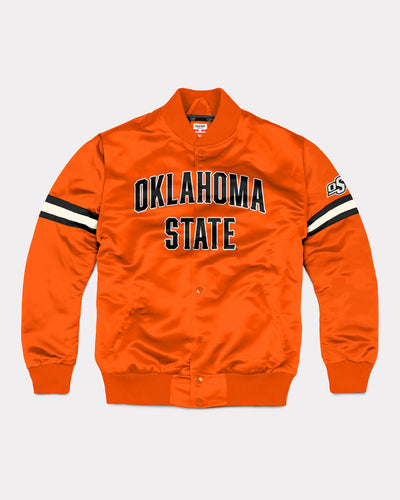 Orange Oklahoma State Cowboys Vintage Bomber Jacket