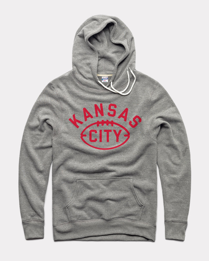 洋楽 Cl' Che' / hustle hard 4 Kansas City Football Vintage Grey Hoodie | CHARLIE HUSTLE